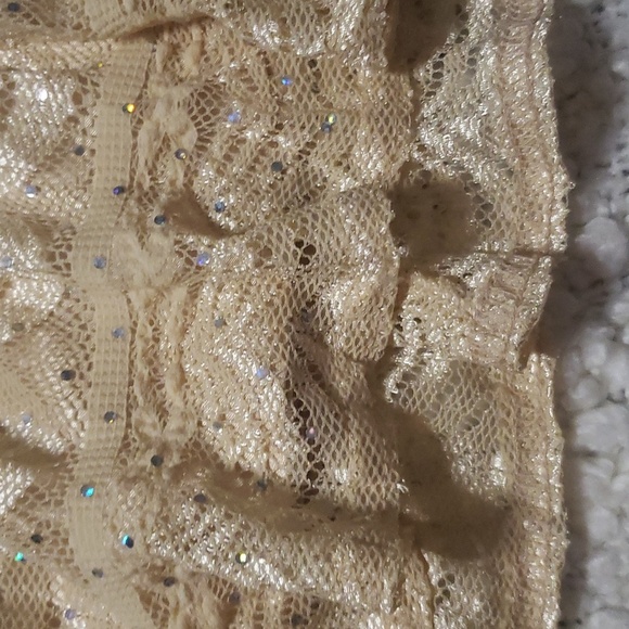 Joseph Ribkoff women's vintage sequin gold skirt size 8 - Picture 2 of 7
